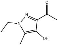 1-(1-Ethyl-4-hydroxy-5-methyl-1H-pyrazol-3-yl)ethanone 구조식 이미지