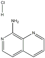 [1,7]나프티리딘-8-일아민염산염 구조식 이미지