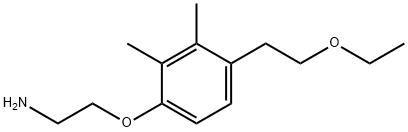 2-[2,3-DIMETHYL-4-(2-ETHOXYETHYL)PHENOXY]ETHYLAMINE Structure