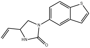 1-(BENZO[B]THIOPHEN-5-YL)-4-VINYLIMIDAZOLIDIN-2-ONE Structure