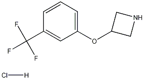 3-[3-(Trifluoromethyl)phenoxy]azetidine hydrochloride Structure