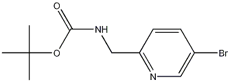 (5-Bromopyridin-2-ylmethyl)carbamic acid tert-butyl ester Structure