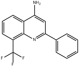 4-Amino-2-phenyl-8-trifluoromethylquinoline Structure