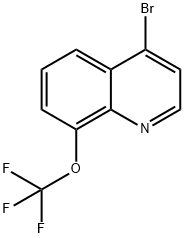 4-Bromo-8-trifluoromethoxyquinoline Structure