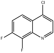 4-Chloro-7,8-difluoroquinoline Structure