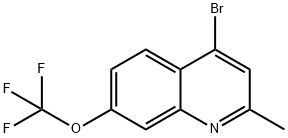 4-Bromo-2-methyl-7-trifluoromethoxyquinoline Structure