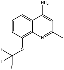 4-Amino-2-methyl-8-trifluoromethoxyquinoline Structure