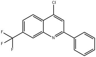 4-Chloro-2-phenyl-7-trifluoromethylquinoline Structure