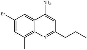 4-Amino-6-bromo-8-methyl-2-propylquinoline Structure