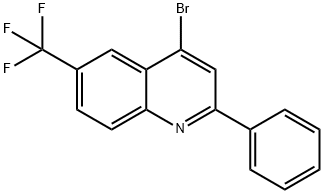 4-Bromo-2-phenyl-6-trifluoromethylquinoline Structure