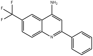 4-Amino-2-phenyl-6-trifluoromethylquinoline Structure