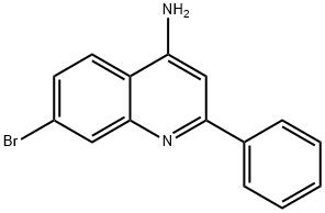 4-Amino-7-bromo-2-phenylquinoline Structure