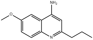 4-Amino-6-methoxy-2-propylquinoline Structure