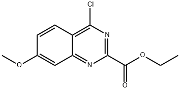 Ethyl 4-chloro-7-methoxyquinazoline-2-carboxylate Structure