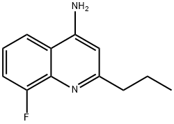 4-Amino-8-fluoro-2-propylquinoline Structure