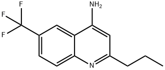 4-Amino-2-propyl-6-trifluoromethylquinoline Structure