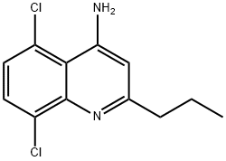 4-Amino-5,8-dichloro-2-propylquinoline Structure