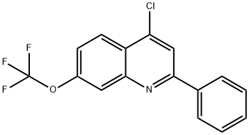 4-Chloro-2-phenyl-7-trifluoromethoxyquinoline Structure