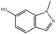 1-메틸-6-하이드록시-1H-인다졸 구조식 이미지