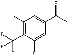 3',5'-Difluoro-4'-(trifluoromethyl)acetophenone 구조식 이미지