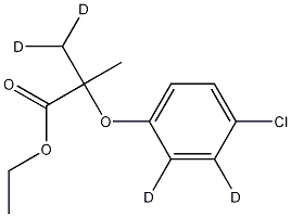 Clofibrate-D4 Structure