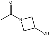 1-아세틸-3-하이드록시아제티딘 구조식 이미지
