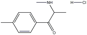 2-(Methylamino)-1-(4-methylphenyl)-1-propanone hydrochloride 구조식 이미지