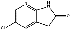 5-Chloro-1H-pyrrolo[2,3-b]pyridin-2(3H)-one 구조식 이미지