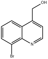 (8-bromoquinolin-4-yl)methanol 구조식 이미지