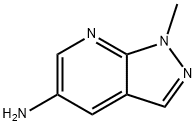 5-아미노-1-메틸-1H-피라졸로[3,4-b]피리딘 구조식 이미지