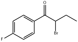 2-Bromo-1-(4-fluorophenyl)-1-butanone 구조식 이미지