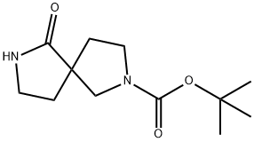 tert-부틸6-옥소-2,7-디아자스피로[4.4]노난-2-카르복실레이트 구조식 이미지