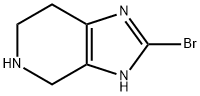 2-브로모-4,5,6,7-테트라히드로-3H-이미다조[4,5-c]피리딘 구조식 이미지