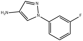 1-(3-fluorophenyl)-1H-pyrazol-4-amine Structure