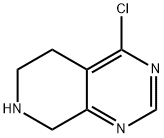 4-클로로-5,6,7,8-테트라하이드로피리도[3,4-d]피리미딘 구조식 이미지