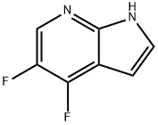 4,5-Difluoro-1H-pyrrolo[2,3-b]pyridine 구조식 이미지