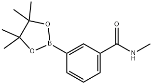 N-Methyl-3-(4,4,5,5-tetramethyl-1,3,2-dioxaborolan-2-yl)benzamide Structure