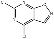 4,6-Dichloroisoxazolo[5,4-d]pyrimidine 구조식 이미지