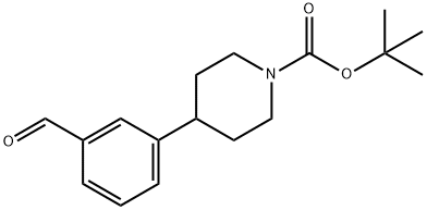 1-Boc-4-(3-포르밀페닐)피페라진 구조식 이미지