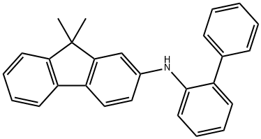 N-[1,1'-Biphenyl]-2-yl-9,9-dimethyl-9H-fluoren-2-amine 구조식 이미지