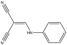 2-(anilinomethylene)malononitrile Structure