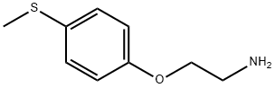2-[4-(메틸티오)페녹시]에틸아민 구조식 이미지