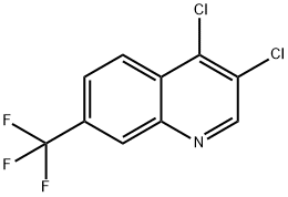 3,4-Dichloro-7-trifluoromethylquinoline Structure