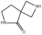 2,6-디아자스피로[3.4]옥탄-5-온 구조식 이미지