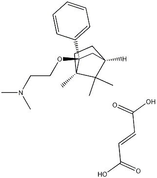 N,N-Dimethyl-2-[[(1R,2R,4R)-1,7,7-trimethyl-2-phenylbicyclo[2.2.1]hept-2-yl]oxy]ethanamine (2E)-2-butenedioate Structure