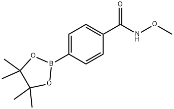 N-메톡시-4-(4,4,5,5-테트라메틸-1,3,2-디옥사보롤란-2-일)벤즈아미드 구조식 이미지