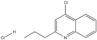 4-클로로-2-프로필퀴놀린염산염 구조식 이미지