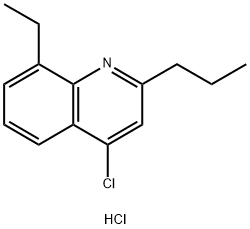 4-클로로-8-에틸-2-프로필퀴놀린염산염 구조식 이미지