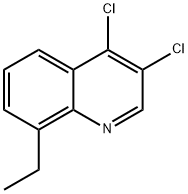 3,4-Dichloro-8-ethylquinoline Structure