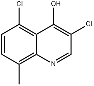 3,5-Dichloro-4-hydroxy-8-methylquinoline Structure